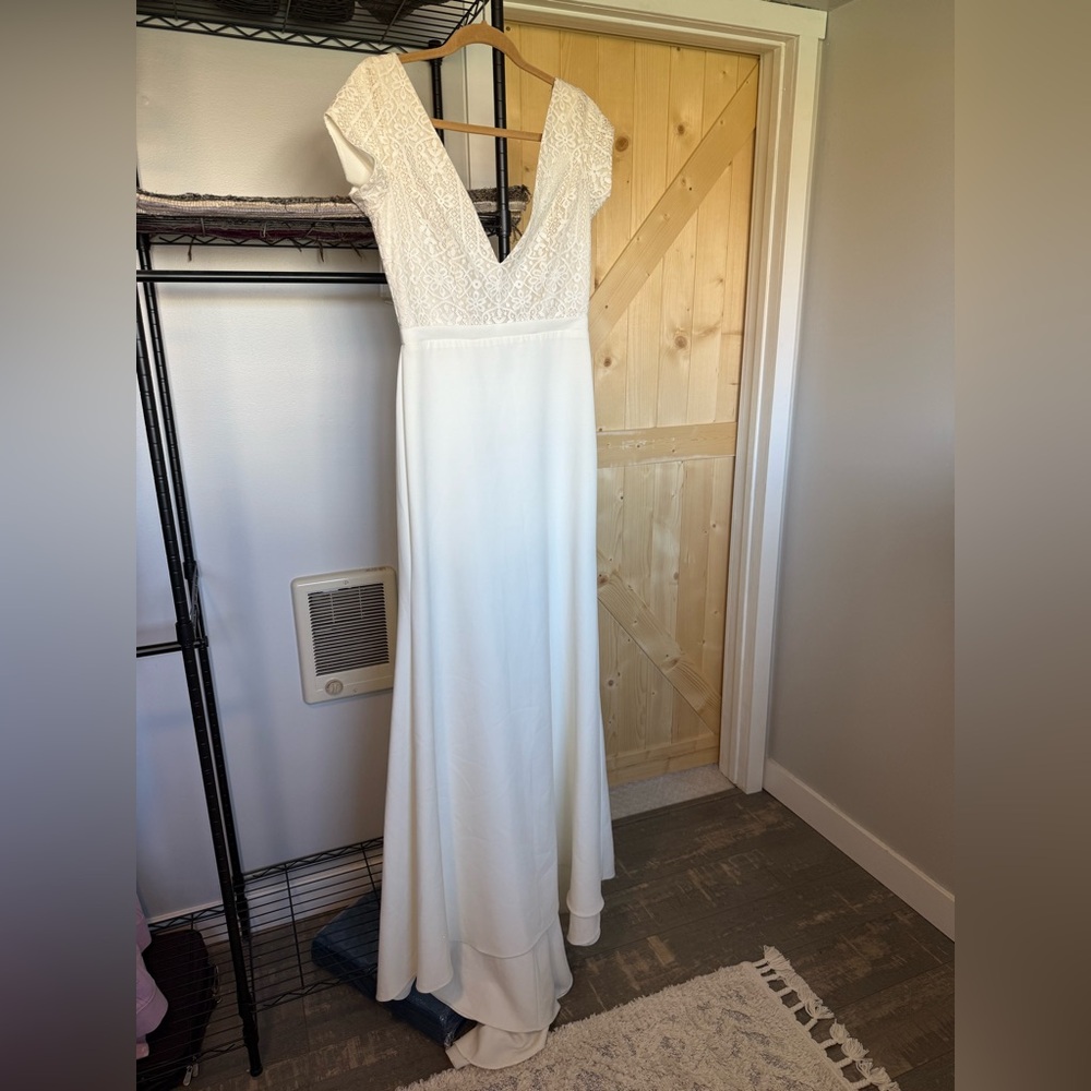 Scout Cream Lace Detail Wedding Dress